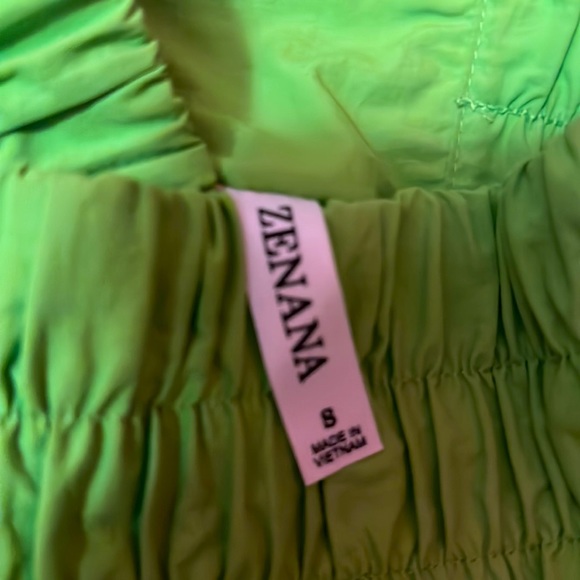 lime green zenana shorts! - Picture 3 of 3